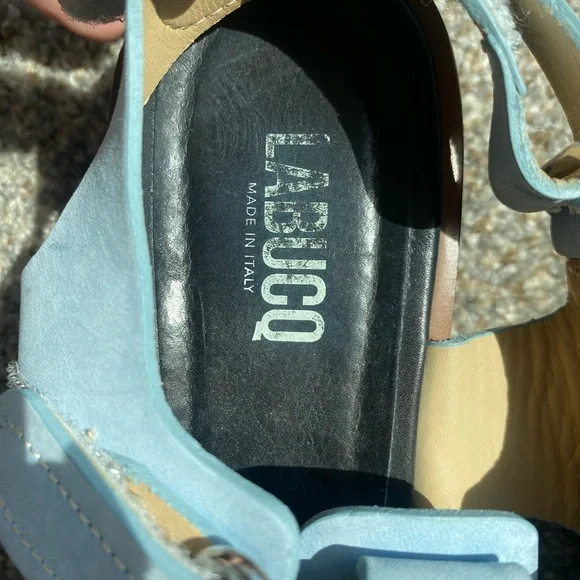 Labucq Boomer Cosmic Sky Sandals - Light Blue and Black - Picture 5 of 6